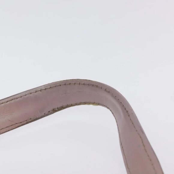 CHANEL Wild Stitch Hand Bag Leather Pink Gold CC Auth 128845 - Picture 9 of 15